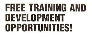Training Opportunities, Free Training